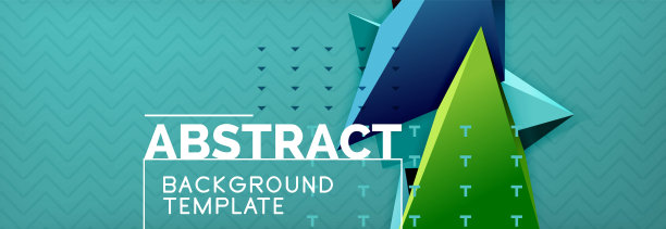矢量三维三角形抽象背景，折纸未来的线条模板图片下载