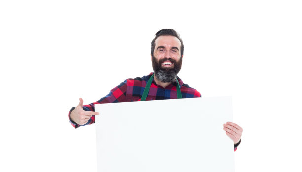 穿绿围裙的男人图片下载