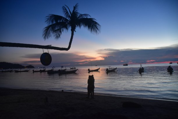 恋人剪影图片下载