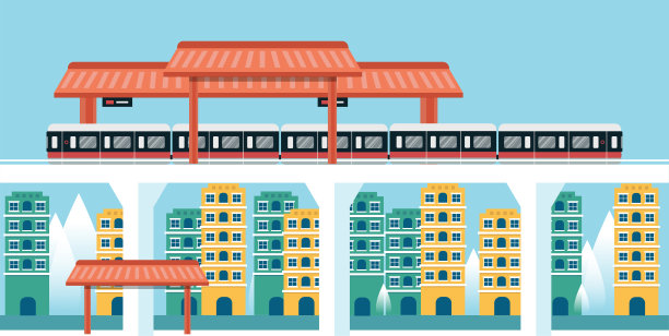 新加坡的地铁素材图片
