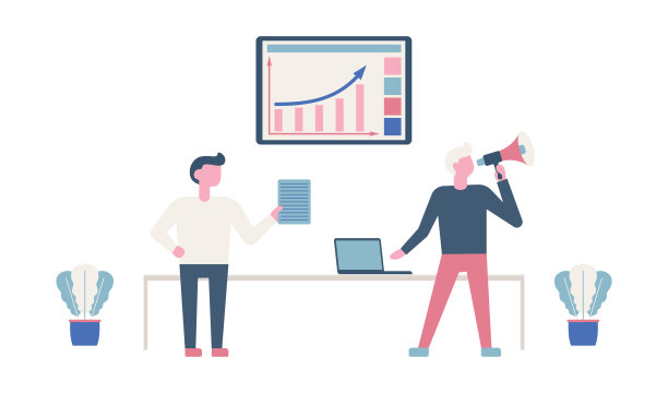 办公理念商务人平面设计图片下载