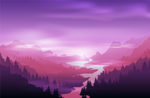 水平的景观图片下载