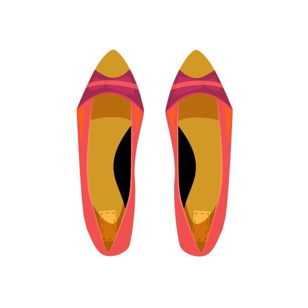 粉色女鞋插画图片下载