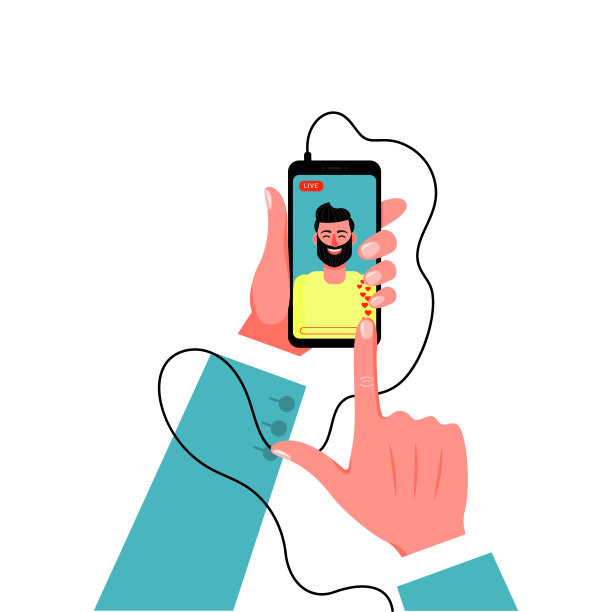 智能手机在男人的手在西装。矢量图图片下载