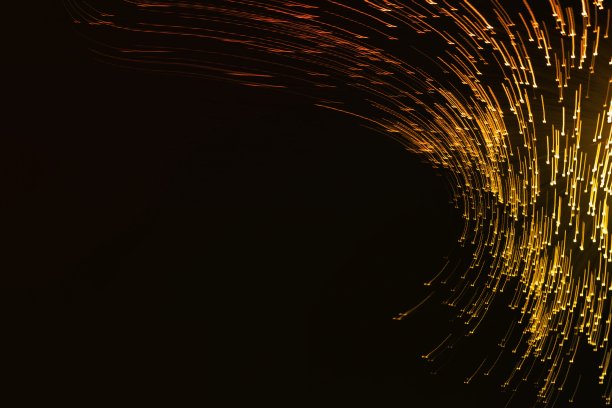 抽象模糊金色光图片下载