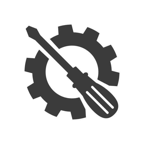 服务工具图标上的白色背景。图片下载