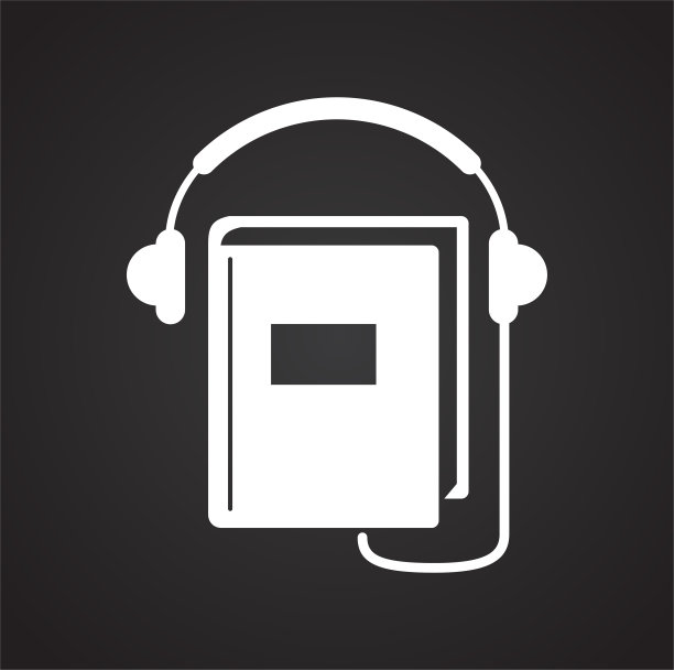 电子教育图标黑色背景的图形和网页设计，现代简单的矢量标志。网络的概念。时髦的符号为网站设计网页按钮或移动应用程序。图片下载