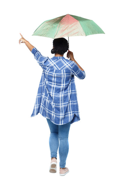 一个黑人非裔美国妇女的背影她在一个图片下载