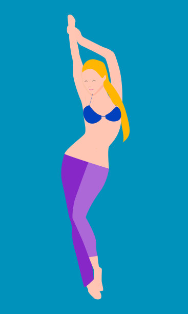 美丽苗条的女孩图片下载