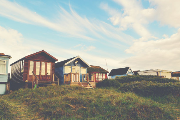 海滩小屋图片下载