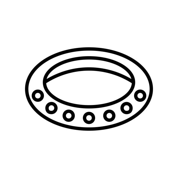 线条风格环形矢量插画图片下载