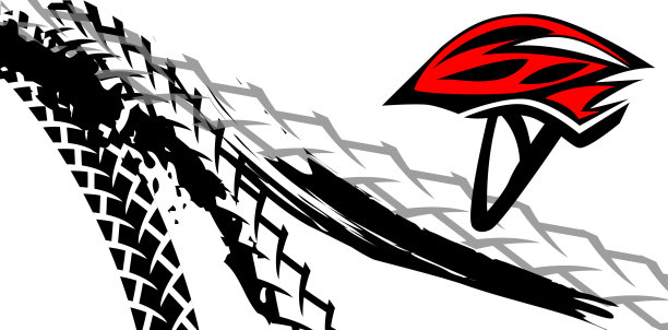 自行车车轮轨迹矢量图纹理图片下载