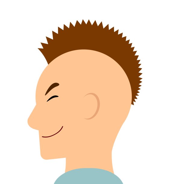 奇怪的发型图片下载