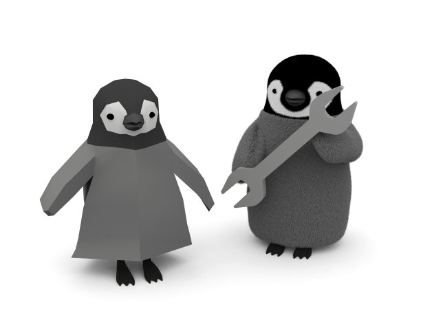 企鹅的机器人图片下载