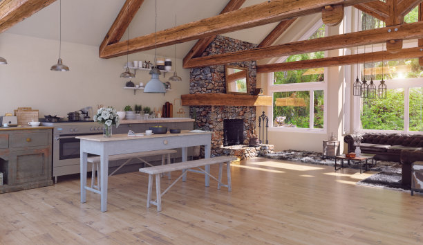 现代豪华住宅内饰。图片下载