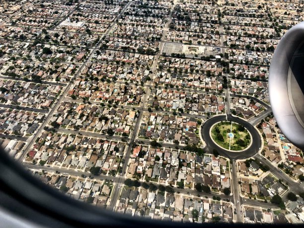 洛杉矶鸟瞰图图片下载