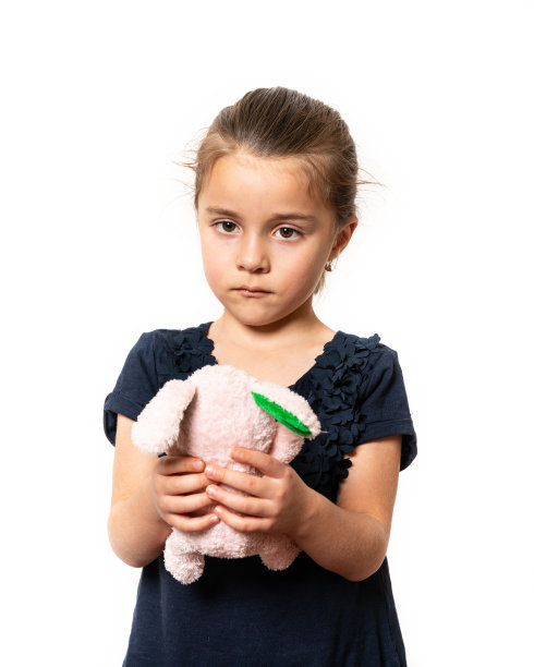 女孩质疑泰迪熊图片下载