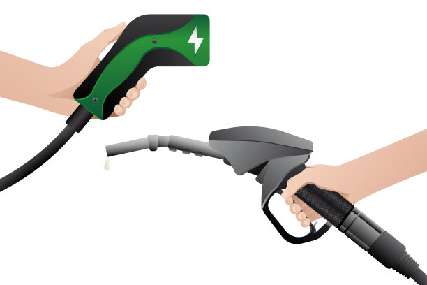 手持电动汽车充电插头，手持燃油喷嘴图片下载