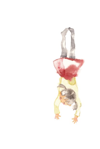 伸展身体的女孩图片下载