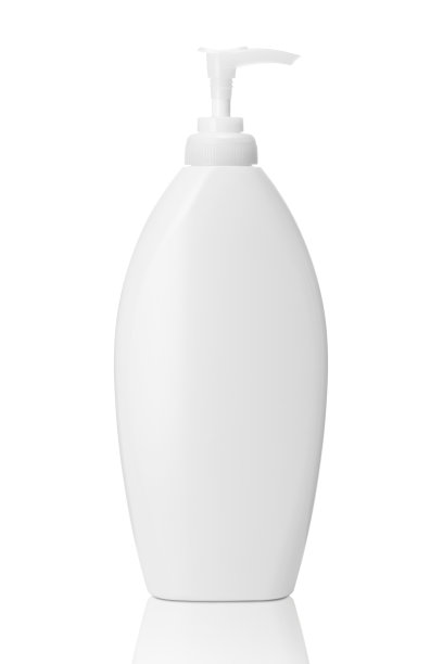 空白包装化妆品塑料瓶隔离。图片下载