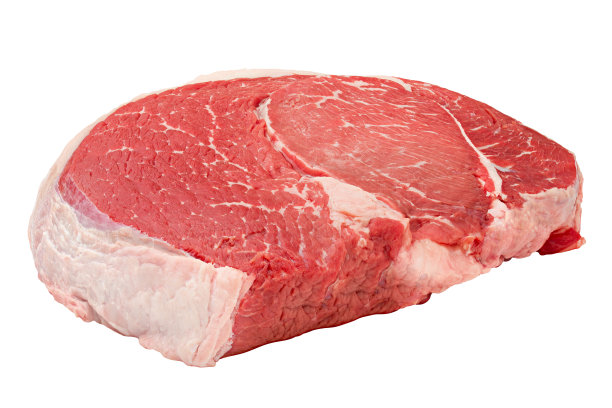 肉，牛肉，孤立在白色背景，裁剪路径，全景深的领域图片下载