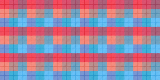 2019年面料或其他产品流行时尚印花设计。苏格兰的细胞结构。格子无缝模式。单元格中的模式图片下载