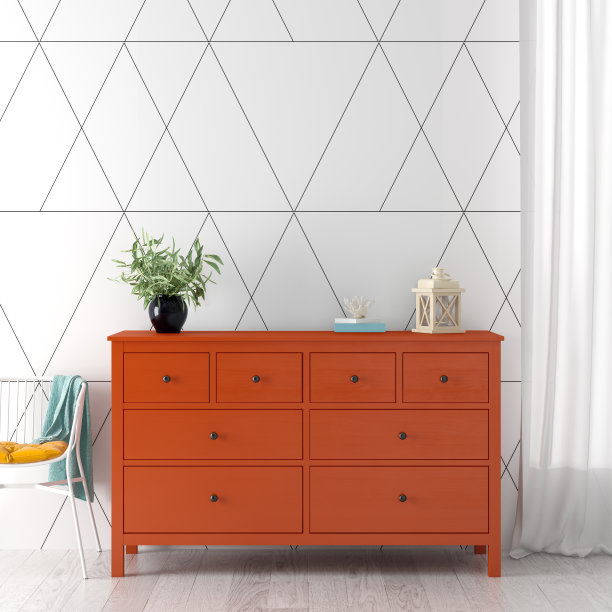 现代客厅的内部，采用3D渲染图片下载