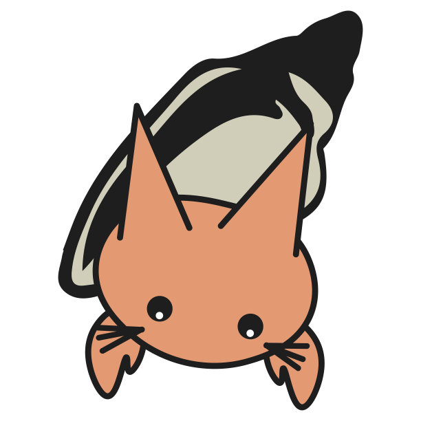 卡通风格的兔子星座巨蟹座。图片下载