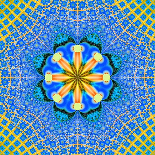 丝质围巾，披肩，曼荼罗设计图片下载