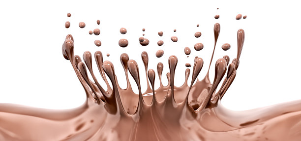 巧克力抽象背景，3d渲染图片下载