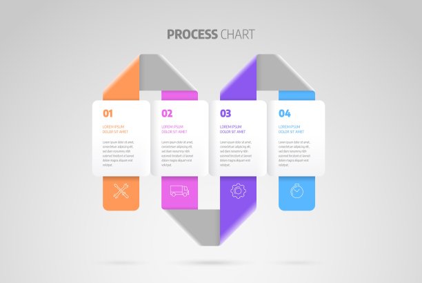 信息图表设计向量。带有步骤或流程的业务概念。图片下载