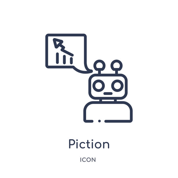 线性图片图标从人工智能轮廓集合。细线图片矢量隔离在白色背景上。图片潮流插画图片下载