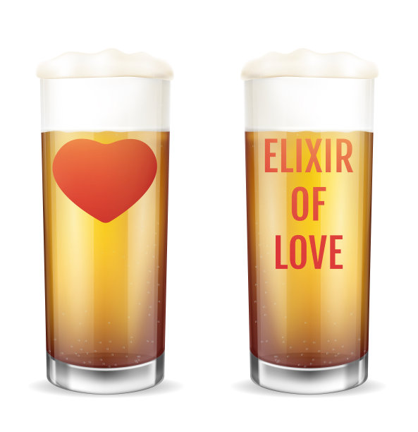 花好月圆。现代概念。爱情魔药。图片下载