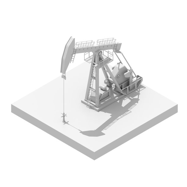 油泵，等距视图图片下载