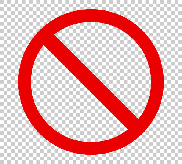 停止标志图标符号。没有标志，红色警告图片下载