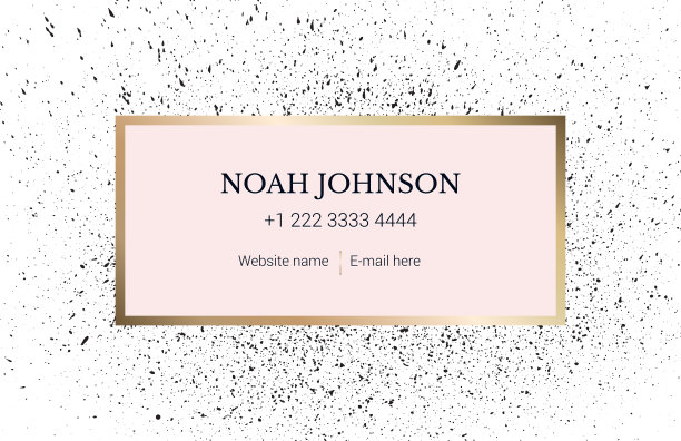 名片模板。最小的风格。图片下载