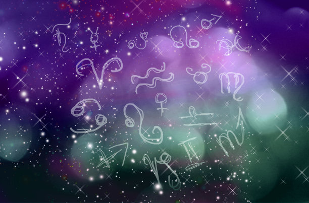 背景符号和星座图片下载