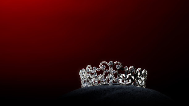 银钻石皇冠选美大赛图片下载