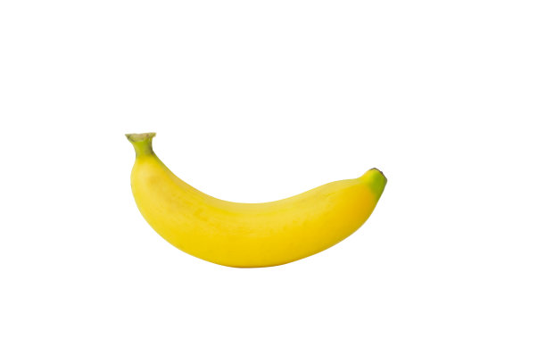 香蕉孤立在白色背景裁剪路径图片下载