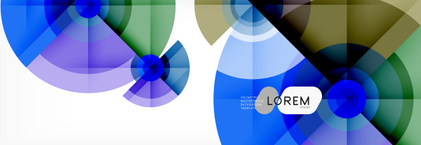 几何圆抽象背景，创意几何壁纸。图片下载