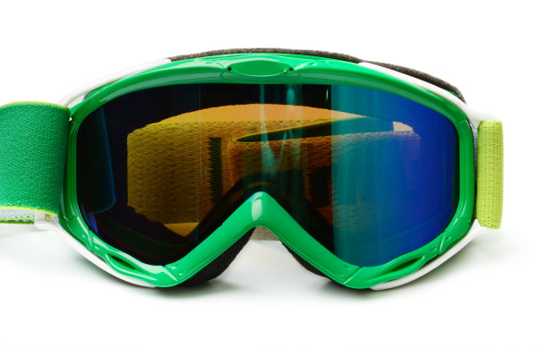 滑雪面罩孤立在白色图片下载