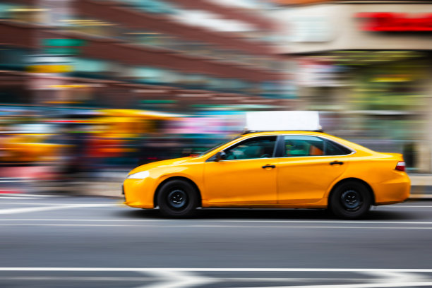 纽约出租车，出租车在动图片下载