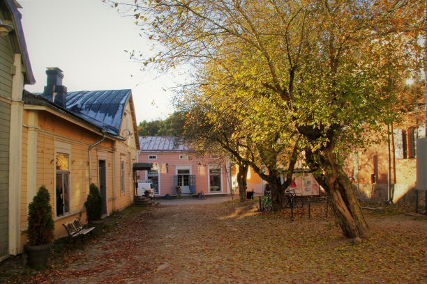 波尔沃古城，芬兰图片下载