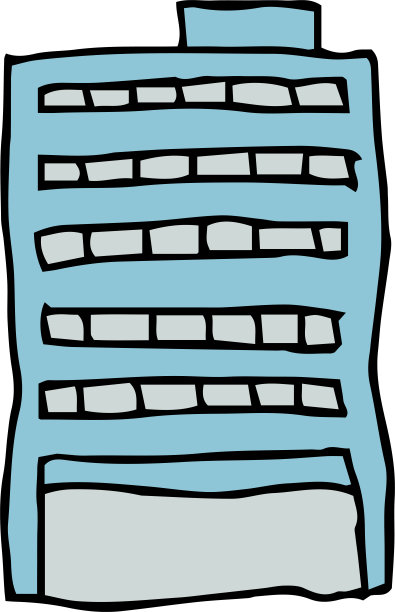 高层建筑的书法风格说明图片下载