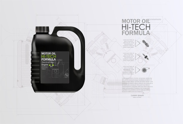 机油广告背景。图片下载