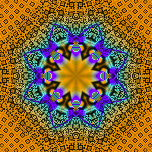 丝质围巾，披肩，曼荼罗设计图片下载