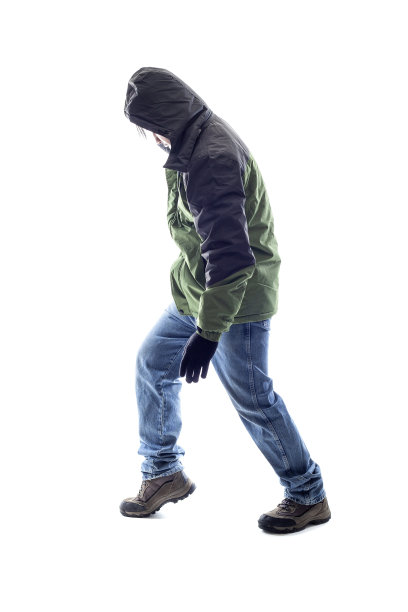 白色背景上的登山者或徒步旅行者图片下载