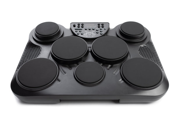 电子鼓便携式音乐设备上的白色图片下载