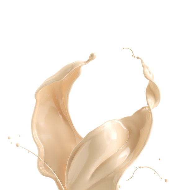 白色巧克力牛奶飞溅的背景。图片下载