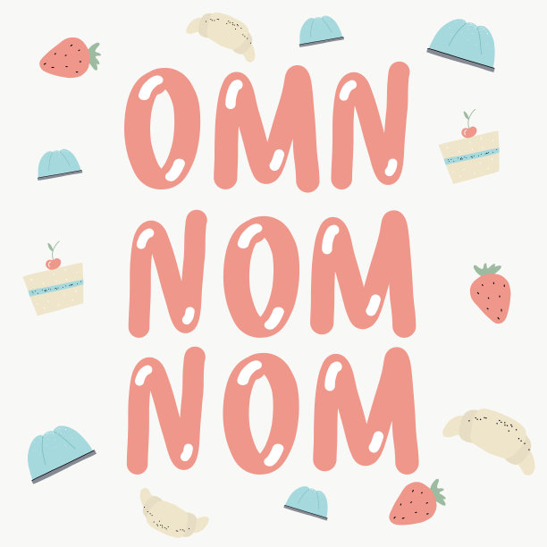 OMN名称名称黑粉色插图图片下载